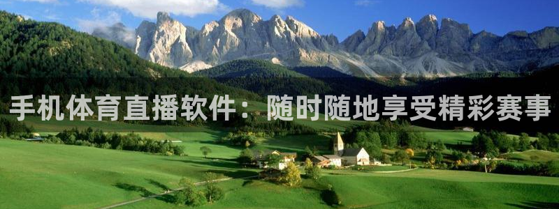 手机体育直播软件：随时随地享受精彩赛事
